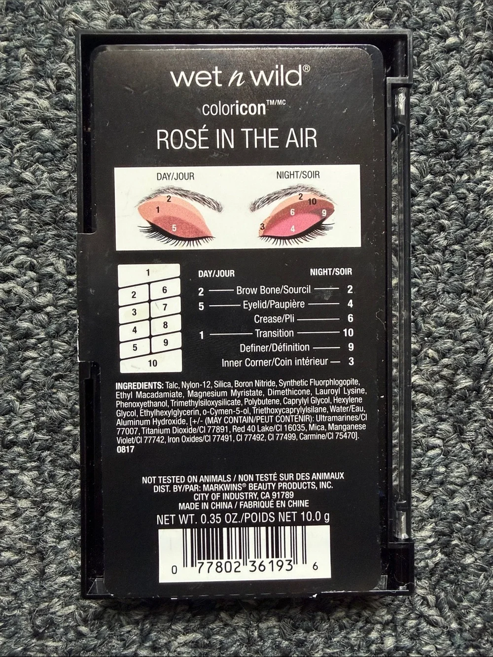 wet n wild Rose-In-The-Air Eyeshadow Palette — Pink, Mauve & Brown Tones